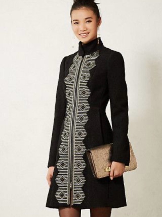 Plenty by Tracy Reese Jackets & Blazers - 🖤 NWT! Plenty by Tracy Reese Black Princess Coat with Metallic Embroidery